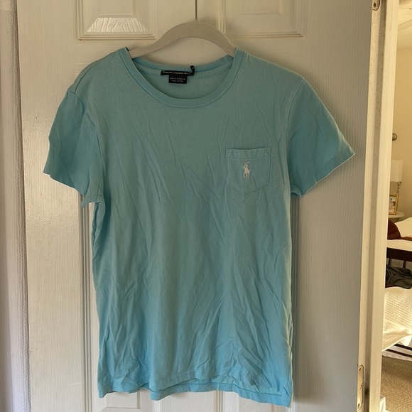 Light Blue Ralph Lauren Tee Shirt - Picture 2 of 3